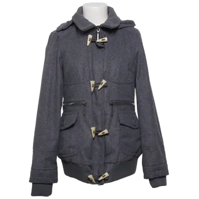 Duffle jas (Grijs) van BSB Polyester, Wol