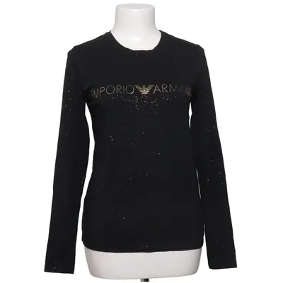 Lange mouwen shirt (Zwart, Goud) van Emporio Armani Underwear Katoen, Elastaan
