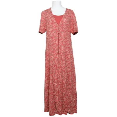 Maxi dress (Red, Multicolored) from Nanso Cotton, Modal