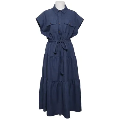 Robe chemise (Bleu) de Emma & Michele Polyester