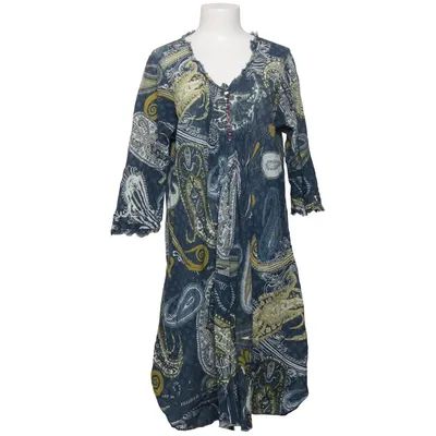 Dress (Blue, Yellow, White) from Oneseason Cotton