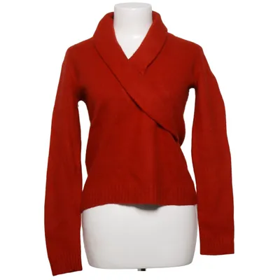 Slå om-cardigan (Rød) fra Lauren Ralph Lauren Kashmir, Merinould, Nylon, Kaninpels