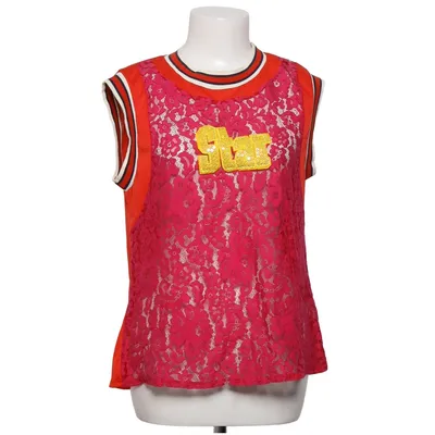 Top (Red, Pink, Multicolored) from Please Acetate, Viscose