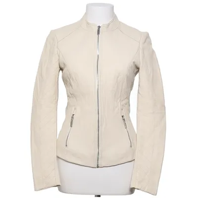 Læderjakke (Beige) fra Arma Læder, Polyester