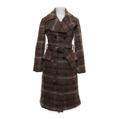 Coat (Brown, Multicolored) from Antonello Serio Polyamide, Wool