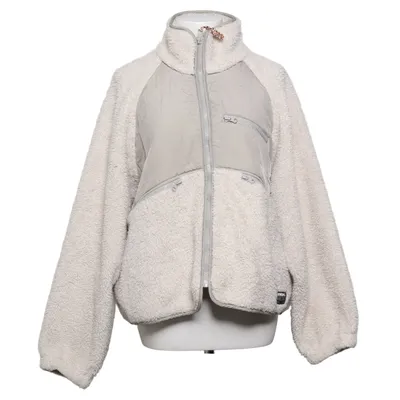Fleecejakke (Beige, Grå) fra BDG by Urban Outfitters Nylon, Polyester