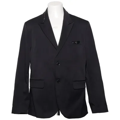 Blazer (Noir) de Mondo Coton, Élasthane, Polyester