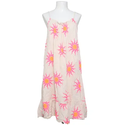 Robe (Beige, Rose, Orange) de Made in italy Coton