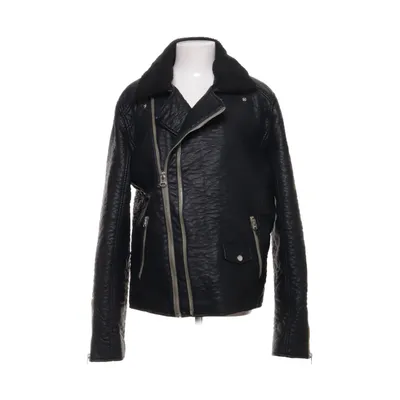 Bikerjacka (Svart) från Garage Pälsimitation, Polyester, Viskos