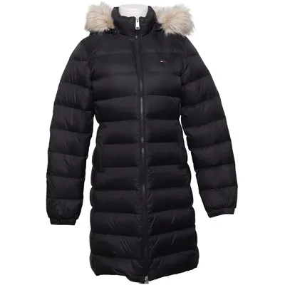 Daunenmantel (Schwarz) von Tommy Hilfiger Jeans Acryl, Daune, Feder