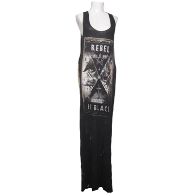 Robe longue (Noir, Multicolore) de Religion Coton, Modal