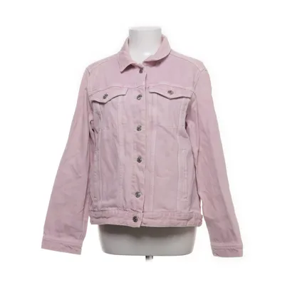 Denim jacket (Pink) from Mango Denim Cotton