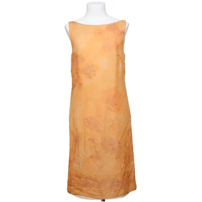 Klänning (Orange, Flerfärgad) från Laurèl Polyester, Silke