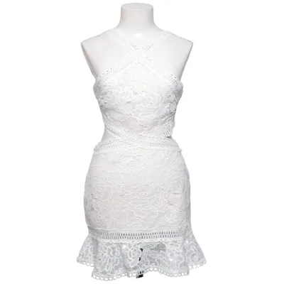 Dress (White, Beige) from Missguided Petite Polyester