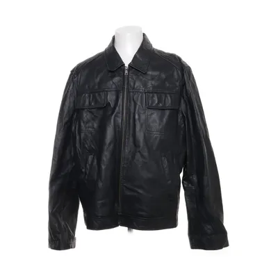 Läderjacka (Svart) från Authentic Clothing Company Skinn, Polyester