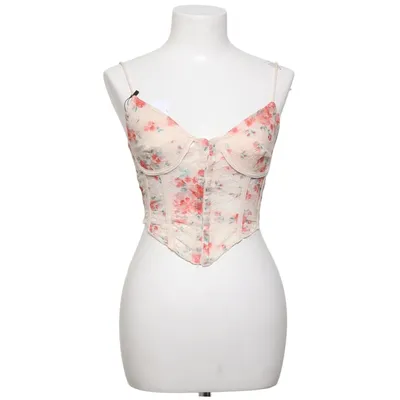 Crop top (Blanc, Multicolore) de Bershka Polyester