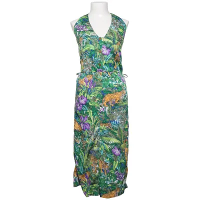 Dress (Green, Multicolored) from Jean Claire Acetate