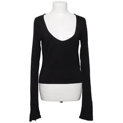 Langærmet t-shirt (Sort) fra A-DSGN Elastan, Modal, Tencel