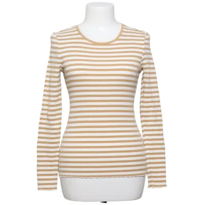 Lange mouwen shirt (Beige, Wit) van Selected Femme