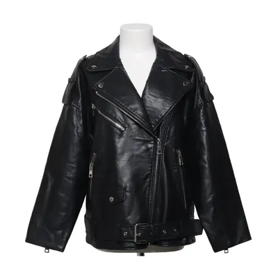 Bikerjacka (Svart) från Zara Återvunnen polyester