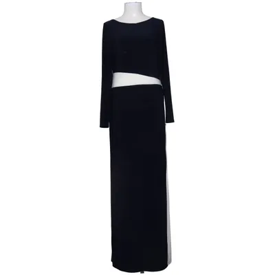 Maxi jurk (Blauw, Wit) van Lauren Ralph Lauren Elastaan, Polyester