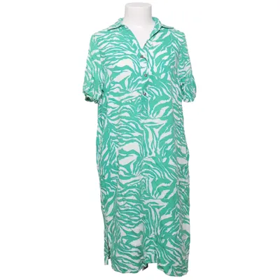 Robe chemise (Vert, Blanc) de Milano Italy Viscose