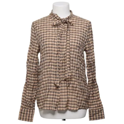 Knytblus (Beige, Svart) från Bruuns Bazaar Polyamid, Polyester, Viskos