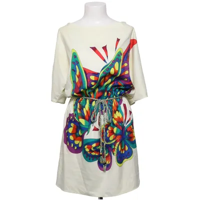 Dress (White, Multicolored) from Rampage Elastane, Polyester