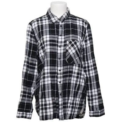 Flannel shirt (Black, White) from LC Waikiki Cotton