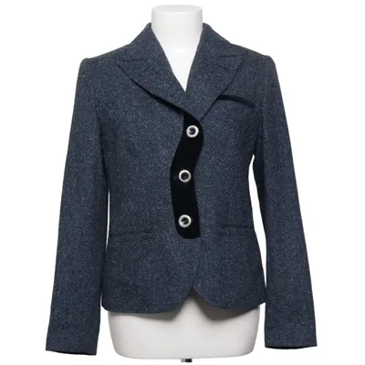 Blazer (Bleu) de Amy Vermont Acrylique, Polyamide, Polyester, Soie, Laine