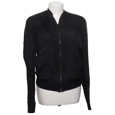 Bomber jacket (Black) from Acne Acetate, Cotton, Cupro