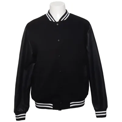 Varsity-jack (Zwart, Wit) van Brave Soul Elastaan, Polyester