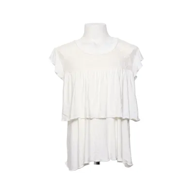 Top (White) from KappAhl Elastane, Modal