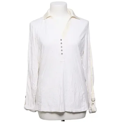 T-shirt manches longues (Blanc) de Olsen Élasthane, Soie, Viscose