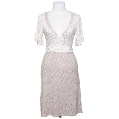 Kjole (Hvid, Pink) fra Free People Elastan, Viscose