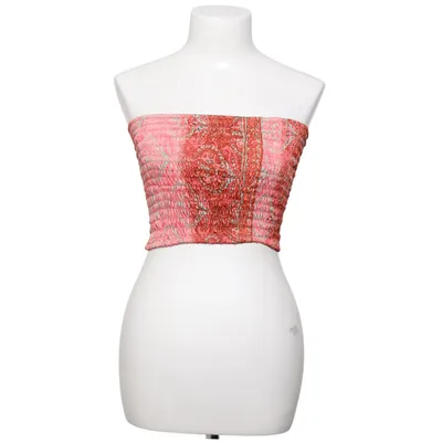 Tubtopp (Röd, Grön, Rosa) från Addictive Polyester, Silke