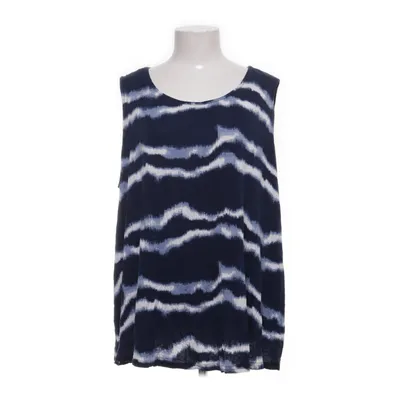 Topp (Blå, Vit) från Janina Curved