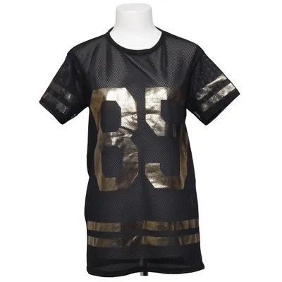 Basketball shirt (Black, Gold) from Liquid Polyester