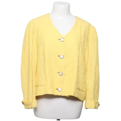 Kavaj (Gul) från Jean Claire Acetat, Bomull, Viskos