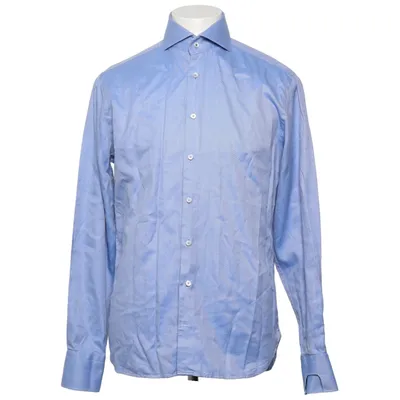 Shirt (Blue, White) from Castor Pollux Cotton