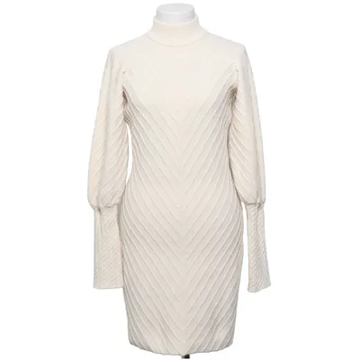 Dress (White) from The Fashion Fraction x NA-KD Polyamide, Polyester