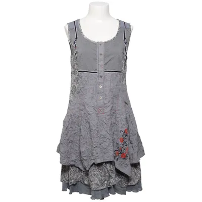 Klänning (Grå, Flerfärgad) från C'fait pour Vous Elastan, Polyester