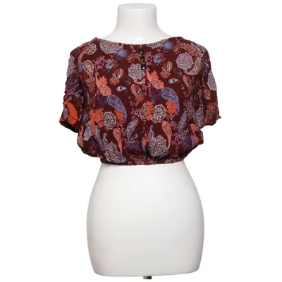 Crop top (Rouge, Multicolore) de Sherpa Coton