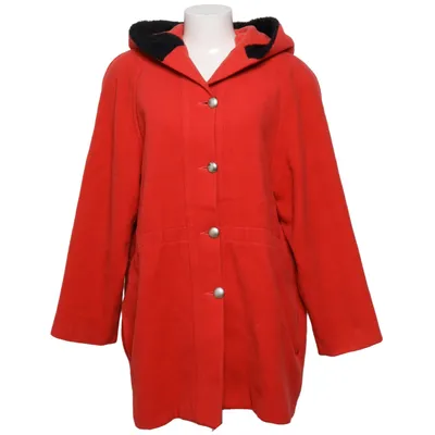 Coat (Red, Black) from Brunella Wool