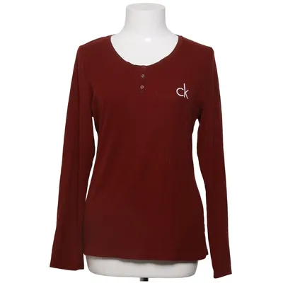 Henley Shirt (Rot) von Calvin Klein Sleepwear Elasthan, Polyester, Viskose