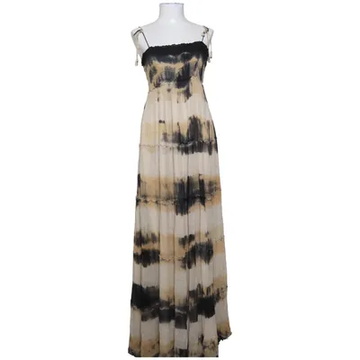Långklänning (Beige, Svart) från Munthe plus Simonsen Polyester, Viskos
