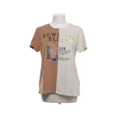 T-shirt (Beige, Blanc) de CKS Coton biologique