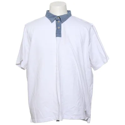 Polo (Blanc, Bleu) de Coop Coton