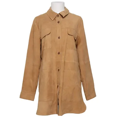 Overshirt (Beige) from Walbusch Leather, Polyester