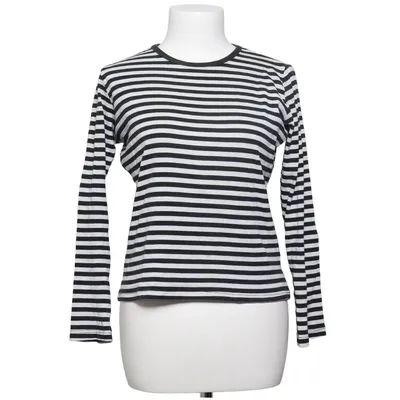 Langærmet t-shirt (Sort, Hvid) fra Bay